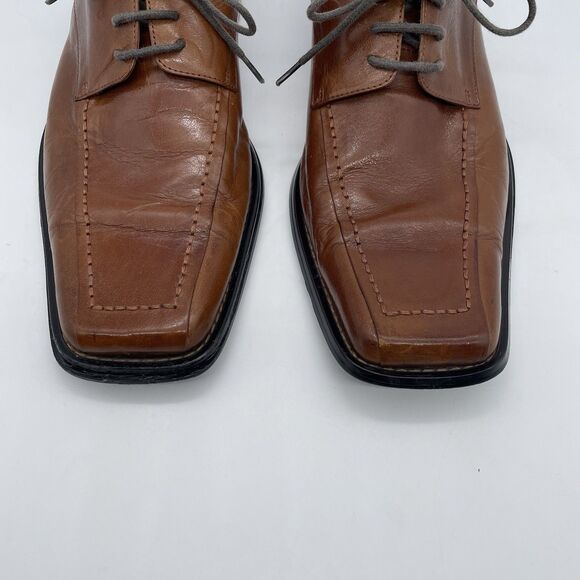 Borgesi Beverly Hills Collection Dress Shoes Men’s US 9 Brown Leather Lace Up